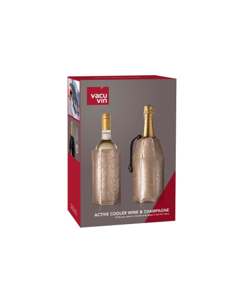 SET X2PCS ENFRIADOR VINO+CHAMPAGNE PLATINO VACUVIN SET X2PCS ENFRIADOR VINO+CHAMPAGNE PLATINO VACUVIN