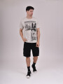 REMERA BEGIN BEIGE MELANGE