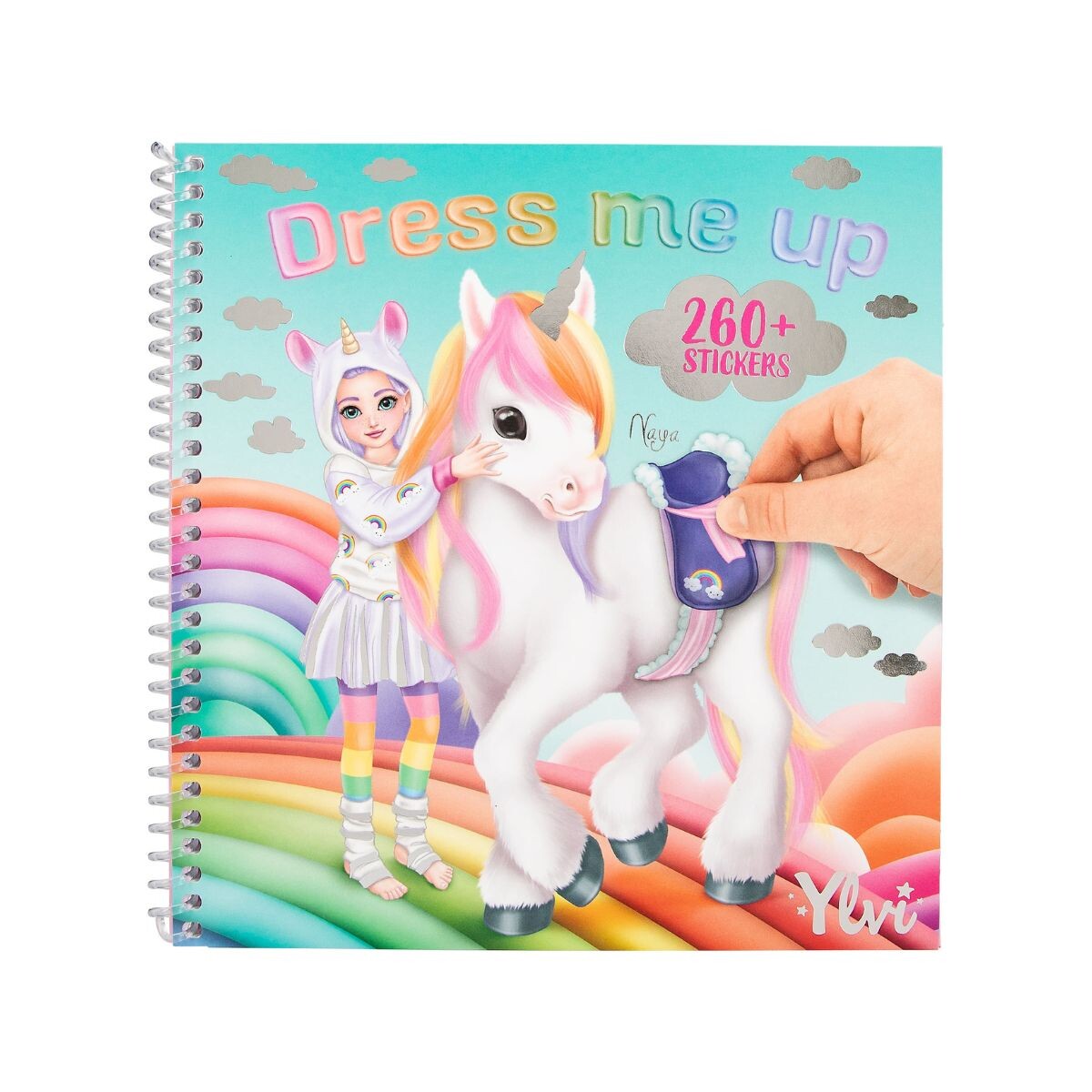 Libro con stickers Top Model - Dress me up - Unicornio 