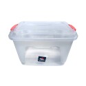 CAJA ORGANIZADORA RISCHIOTO 20LTS TRANSPARENTE Sin color