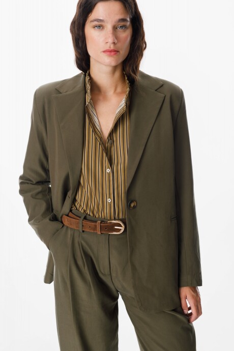 Blazer Diario Verde Militar
