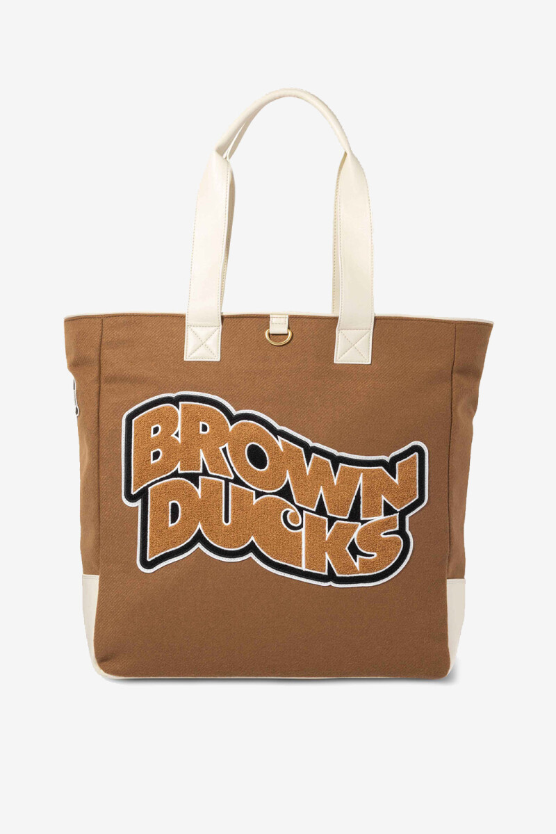 BROWN DUCKS TOTE Marron