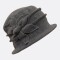 Gorro De Abrigo Cloche Mujer Gris
