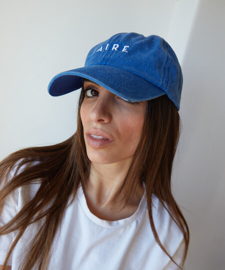 GORRA AIRE CAP LOGO WASHED BLUE