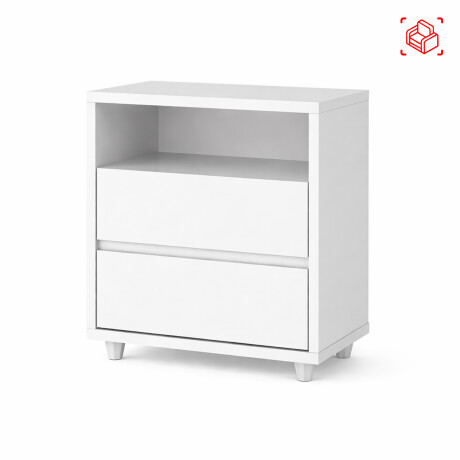 MESA DE LUZ MDP BLANCO AMERICANO