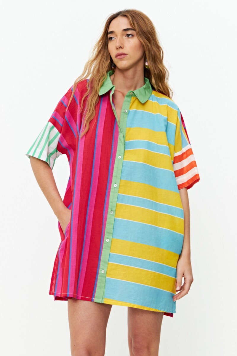 Túnica sol multicolor multicolor