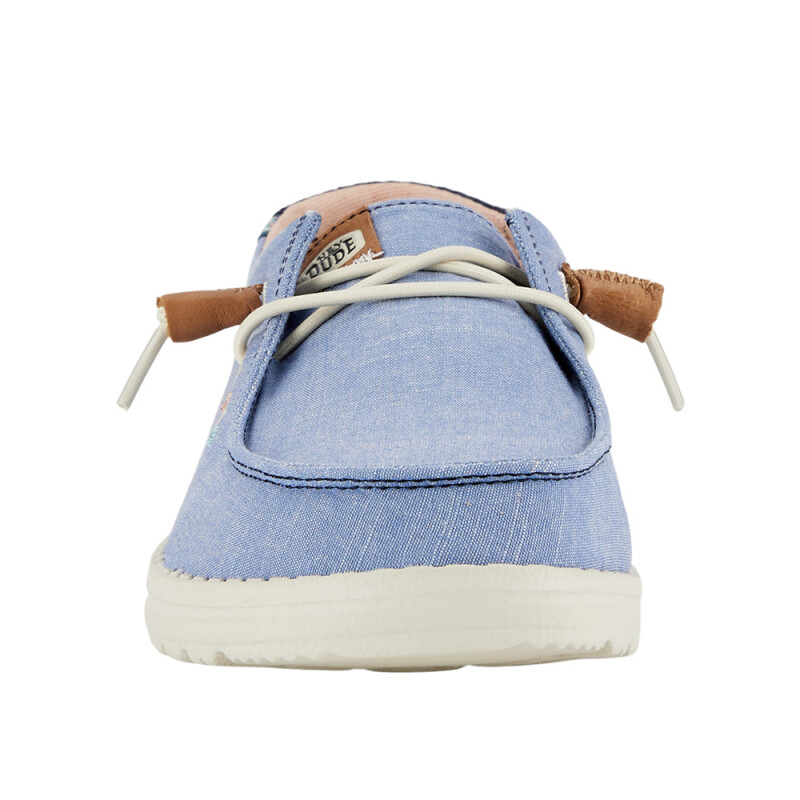 Wendy Chambray Boho - Mujer Blue