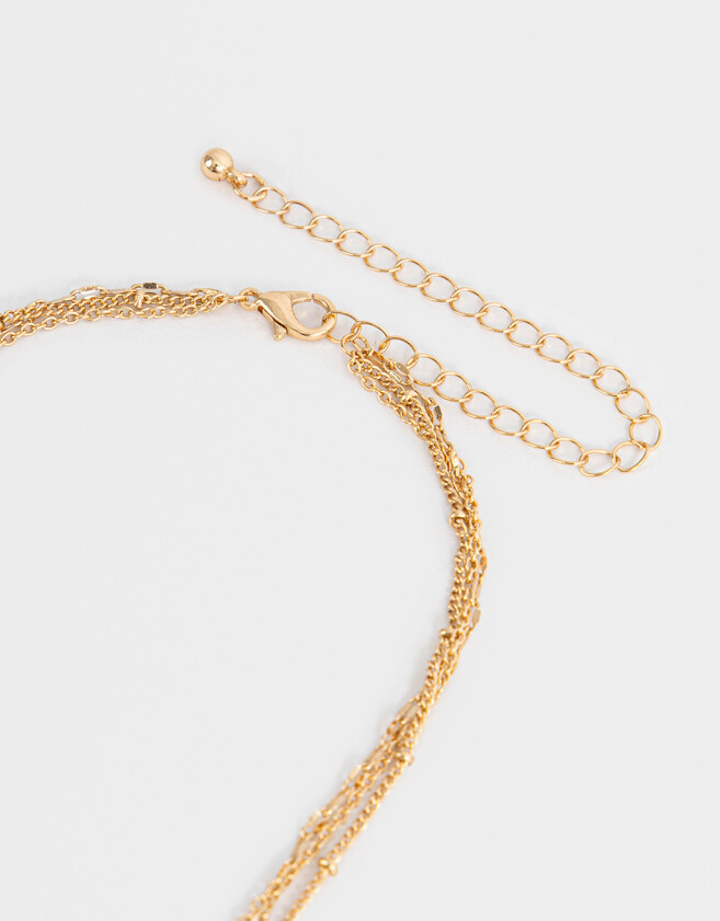 Collares Cortos De inicial Collar Corto De Inicial "l" - Dorado