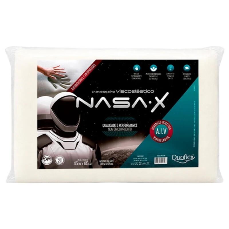 Almohada Duoflex Nasa.x Ns3200 Vicoelastico Almohada Duoflex Nasa.x Ns3200 Vicoelastico