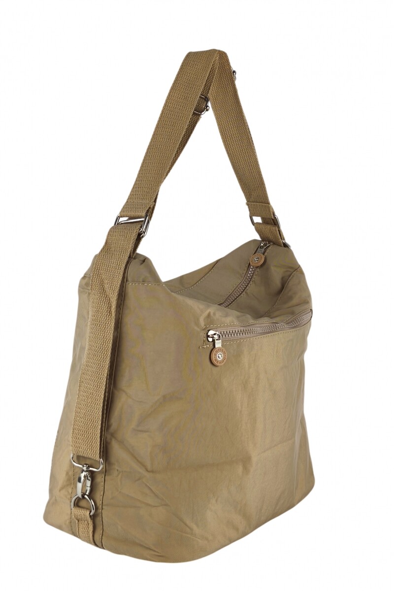 Bolso cartera mochila Beige