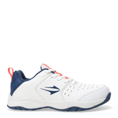 Championes Infantiles Topper Rod II Kids Blanco - Azul marino - Coral
