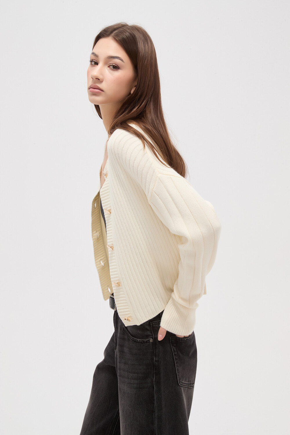 Cardigan Eloalia Marfil / Off White