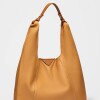 Bolso The Shopping en cuero graneado Cuoio