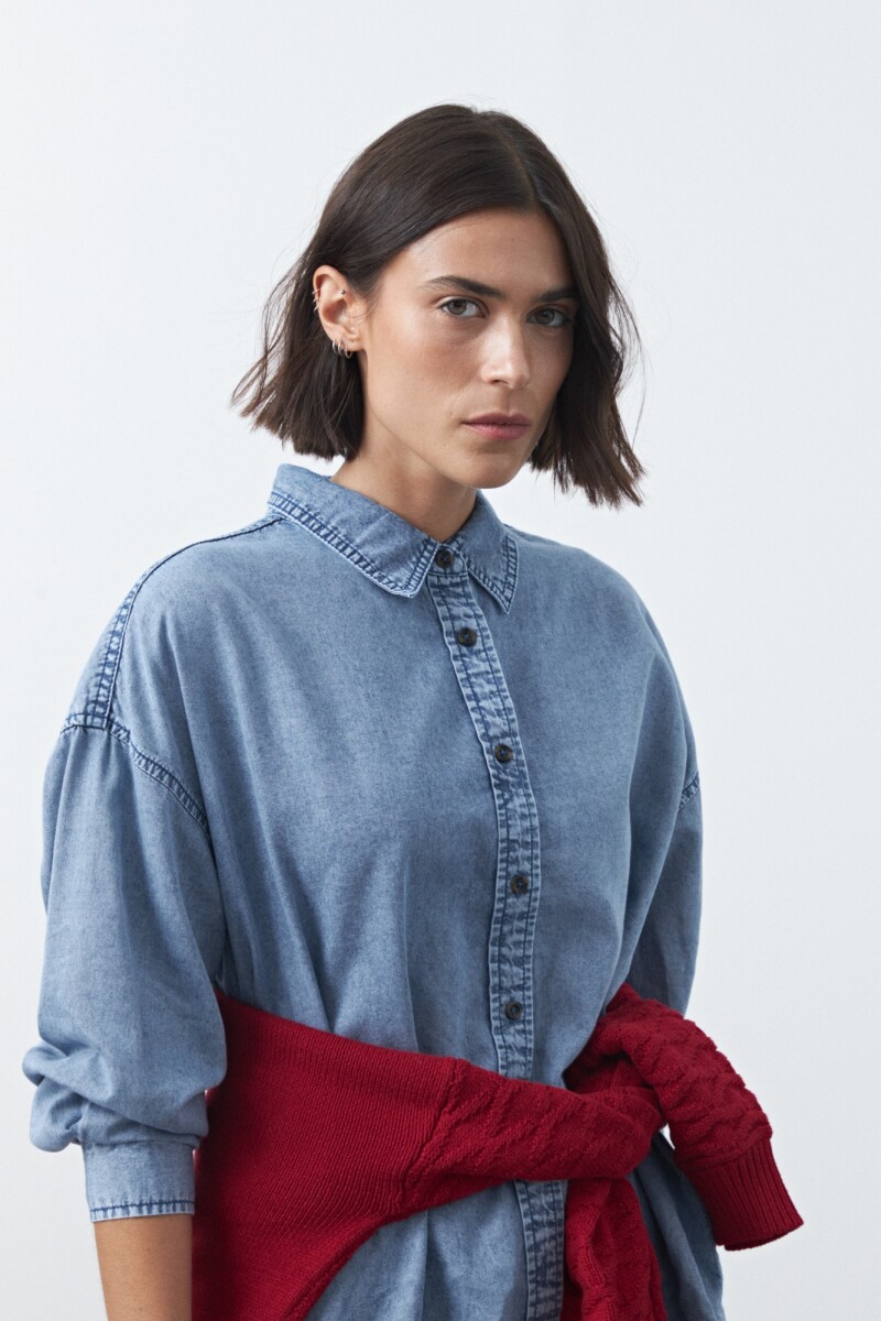 CAMISA OPALITA Azul Lavado