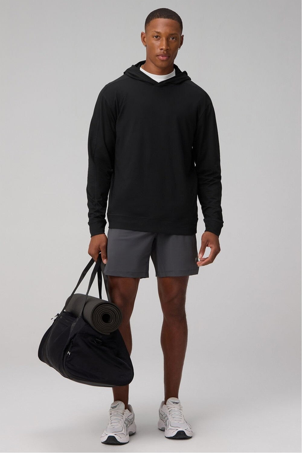 Polera The Cloud Jersey Hoodie Hombre Black