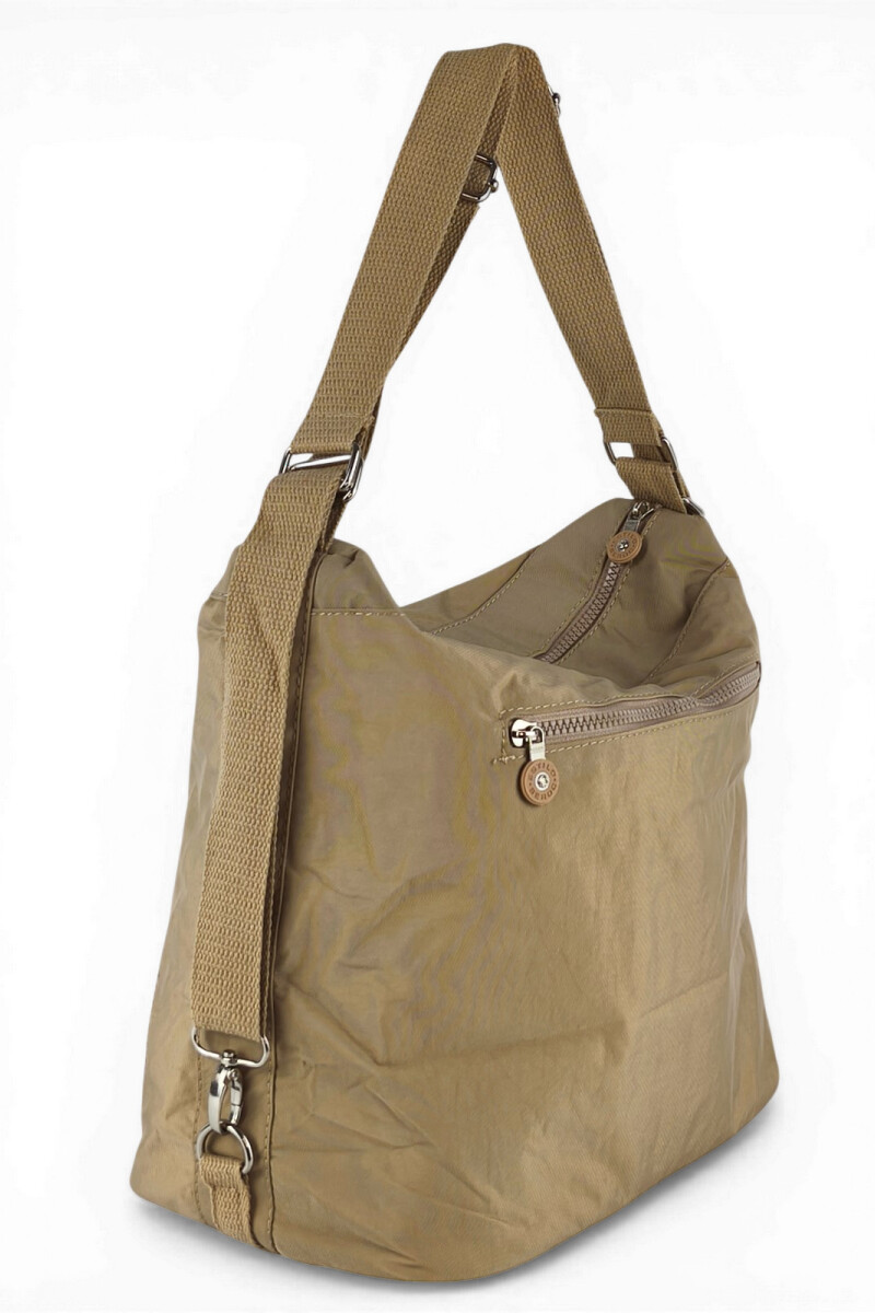 Bolso cartera mochila Beige