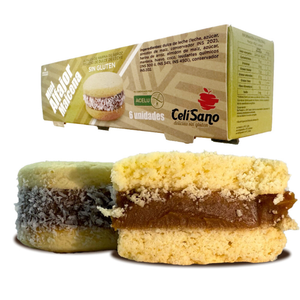 Mini alfajor de maicena x6 Mini alfajor de maicena x6