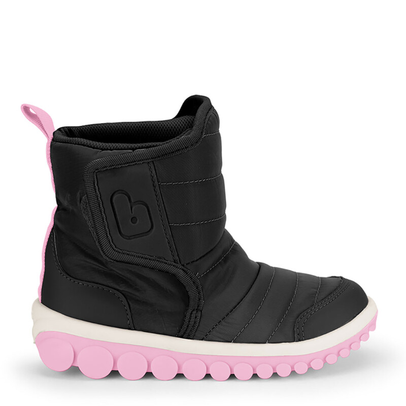 Botas de Niña Bibi Roller Drop Negro - Rosado