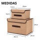 Organizador Caja Box Plegable Apilable X 2 Unidades Organizador Caja Box Plegable Apilable X 2 Unidades