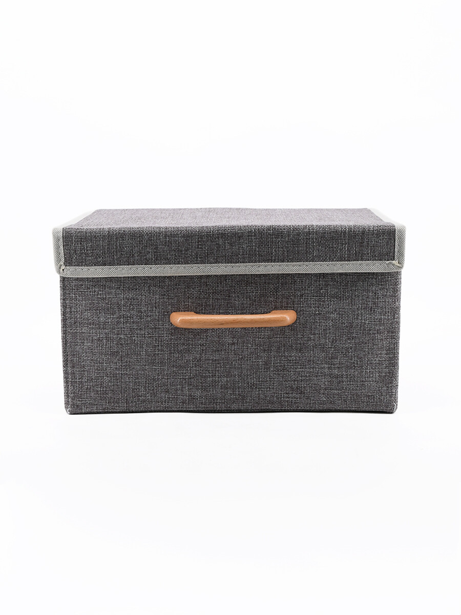 ORGANIZADOR TIPO CAJA TAPA - GRIS 