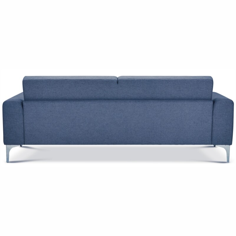 Sofá Modelo 810N3 3 cuerpos en Tela Azul