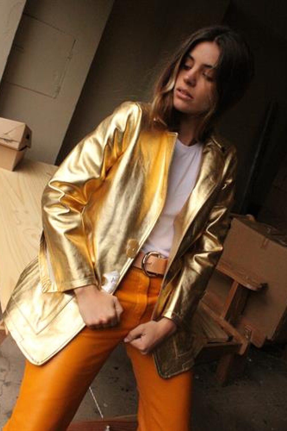 Blazer Timba Dorado Fuerte