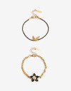 Pulseras Flexibles Sets Color Pulseras Flexibles Sets Botanico - Dorado Oro Amarillo