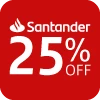 Santander 25% OFF crédito
