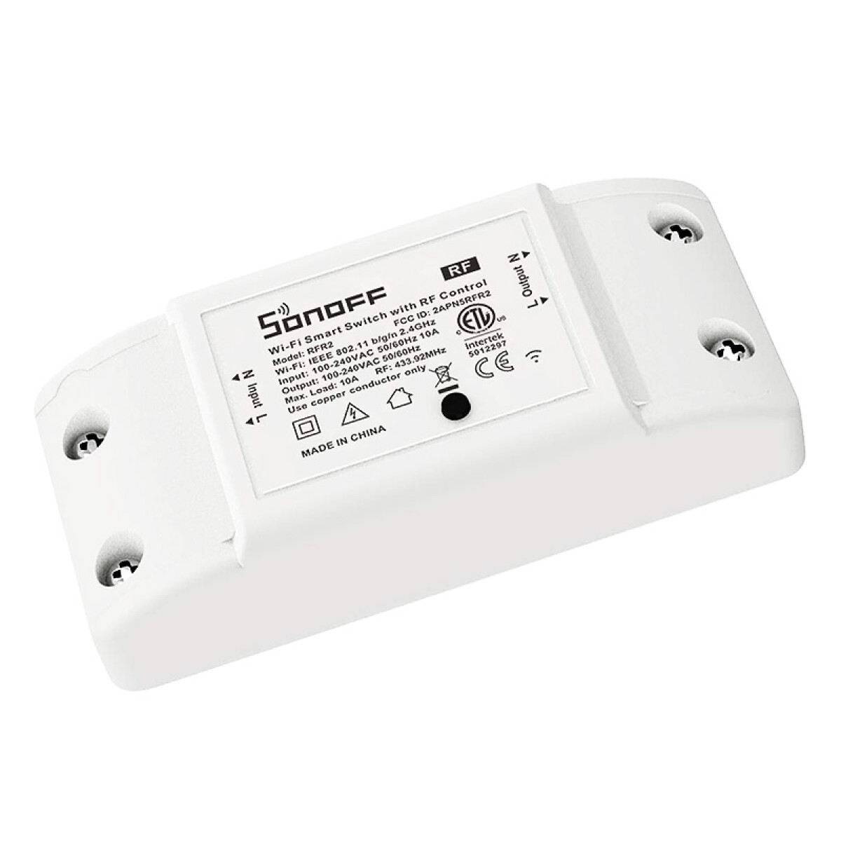 Interruptor inteligente WIFI BASICRFR2 SONOFF - ELE07754 