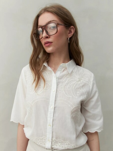 CAMISA D.CASSIN SASHA BLANCO