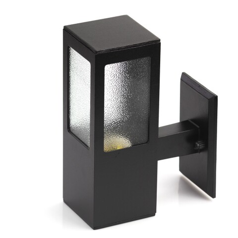 APLIQUE GARTEN 1L E27 VIDRIO Y ALUMINIO NEGRO APLIQUE GARTEN 1L E27 VIDRIO Y ALUMINIO NEGRO