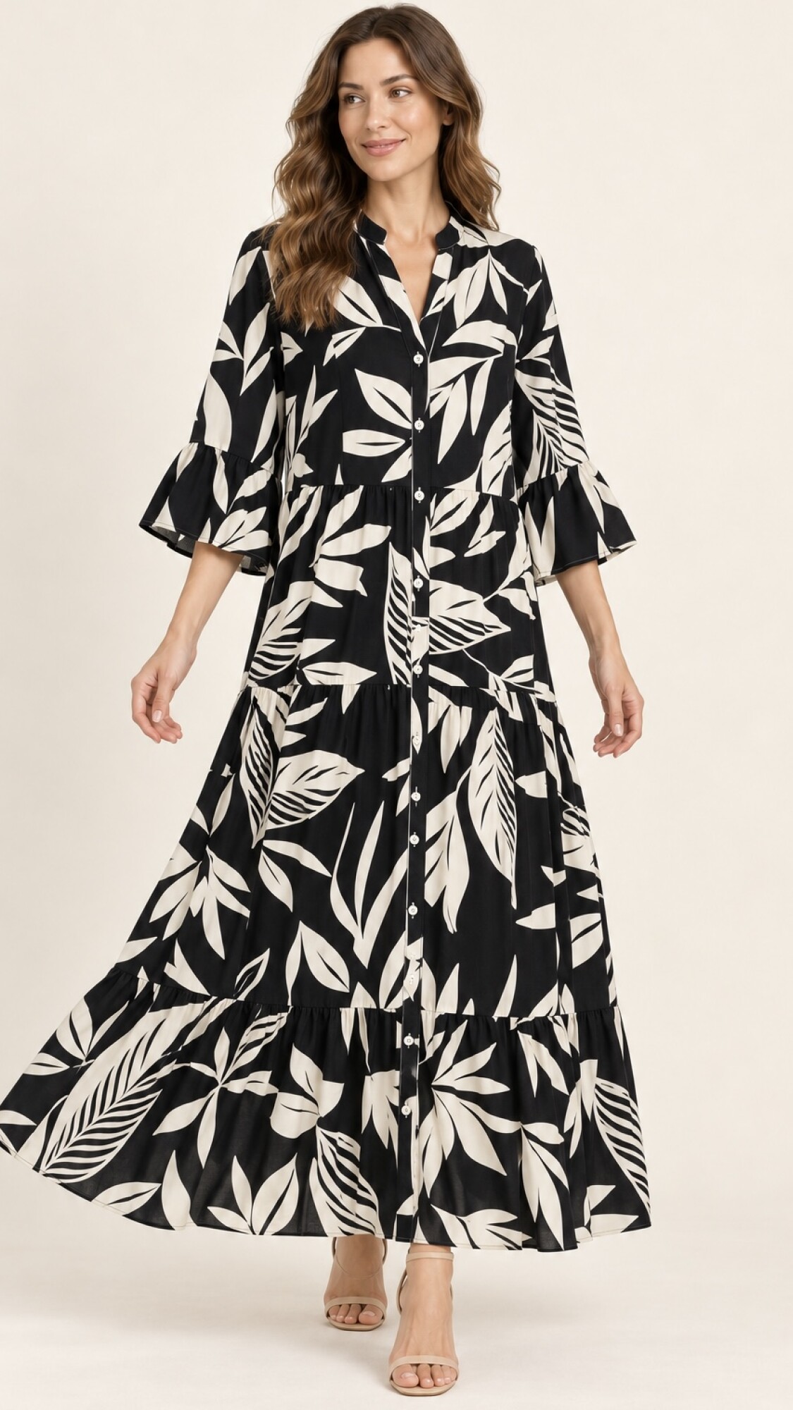 VESTIDO CAMISERO MERY Negro