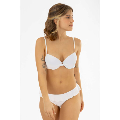 Vedetina flip flop liso Blanco