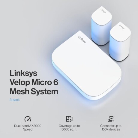 Router Velop (3PK) LN11011202 AX3000 WIFI6 Linksys 001