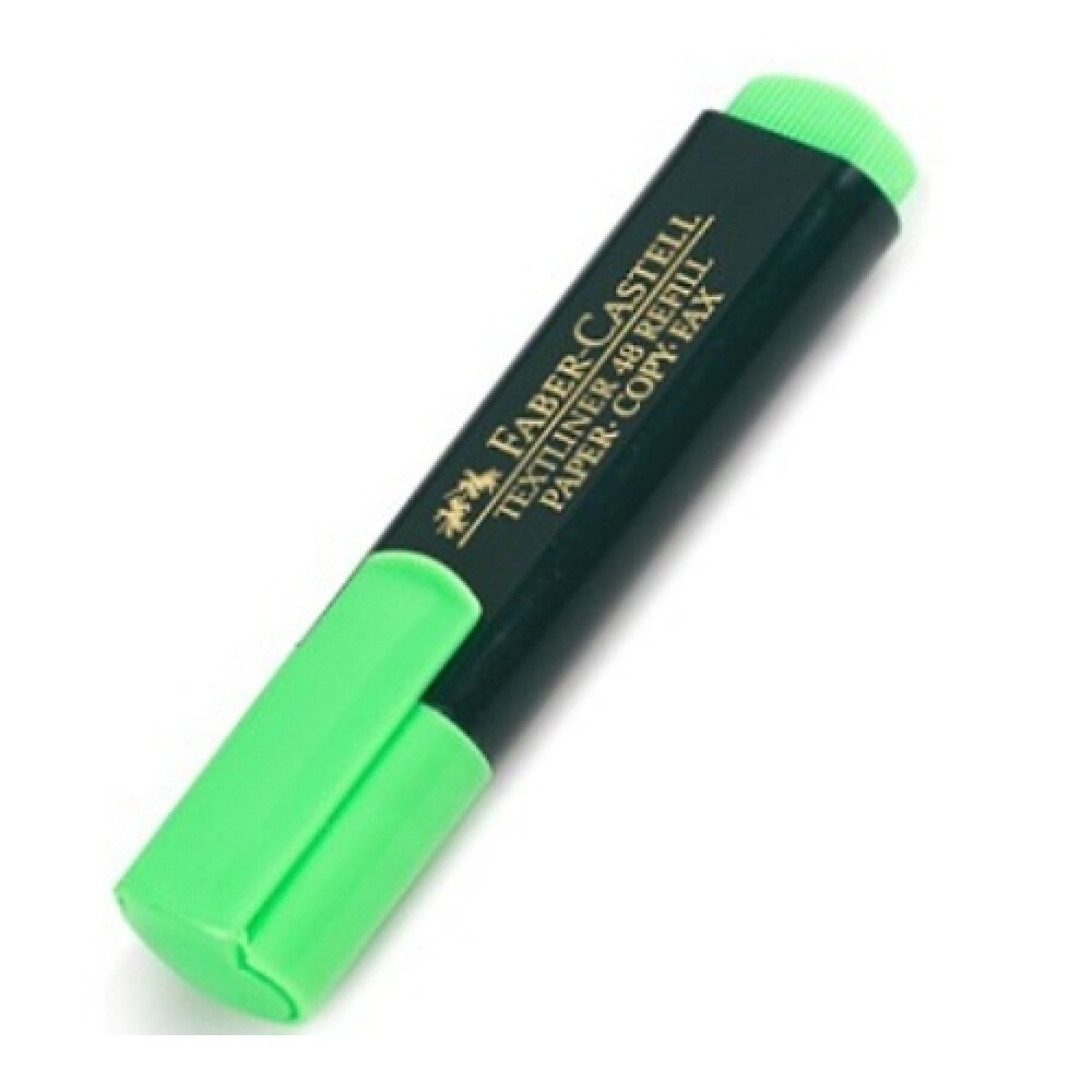 Resaltador Grueso Faber-Castell Verde #Resaltador Grueso Faber-Castell Verde
