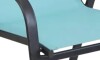 Silla de Textilina metal Turquesa