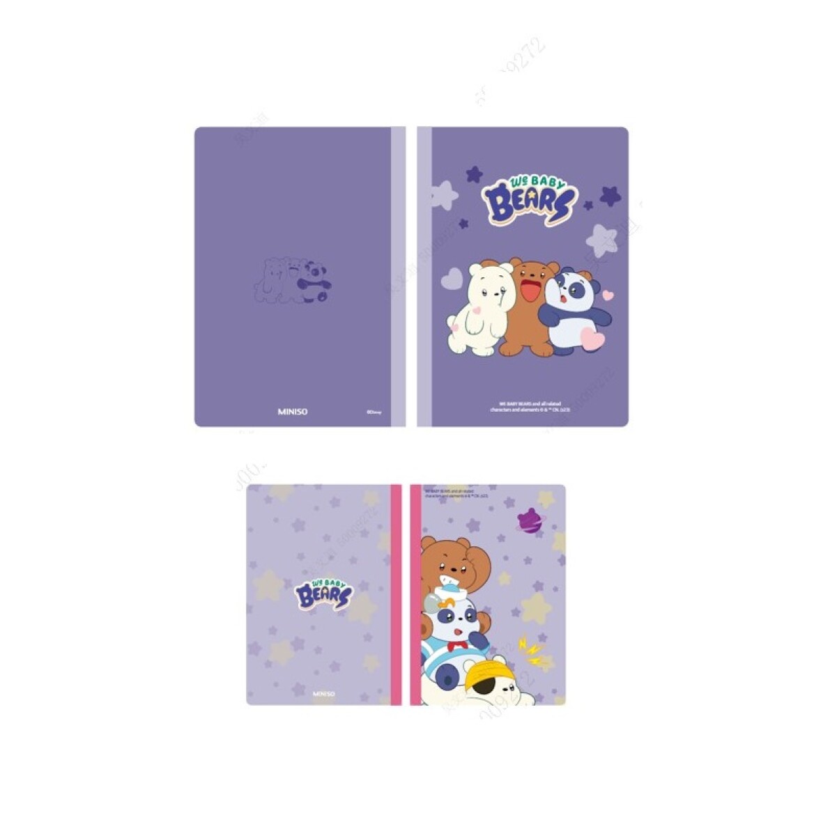 Cuadernos Escandalositos 2pcs - violeta 