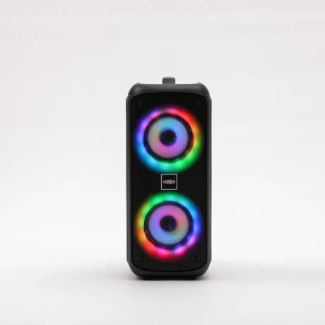 PARLANTE TORRE PORTATIL BLUETOOTH CON LUCES VERTICAL INCLUYE MICRÓFONO 2 X 4" PARLANTE TORRE PORTATIL BLUETOOTH CON LUCES VERTICAL INCLUYE MICRÓFONO 2 X 4"
