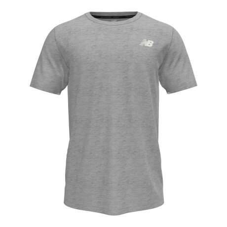 Remera New Balance de Hombre - Tenacity - MT11070AG GREY