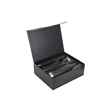 Kit Cebador Mate -Termo -Yerbera -Bombil Premium Negro