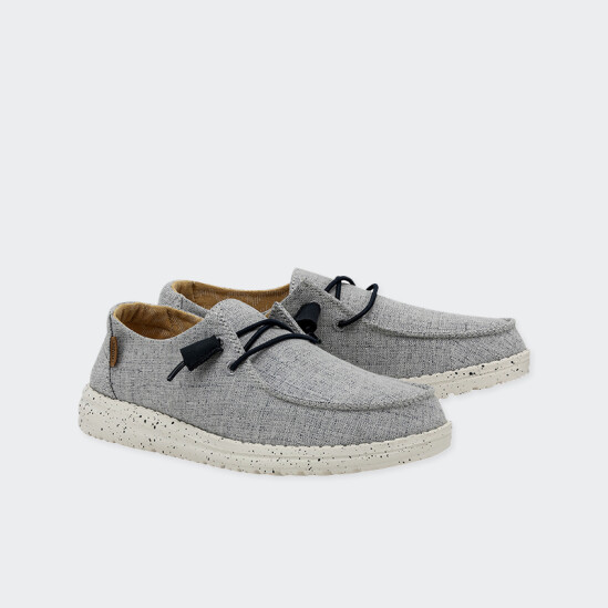 Zapatos Hey Dude Wendy Chambray Gris