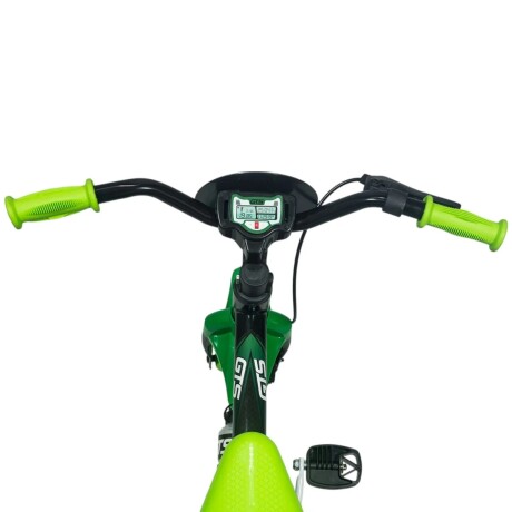 Bicicleta De Paseo Gts ARO12-GTS Rodado 12 Con Botella Ub VERDE