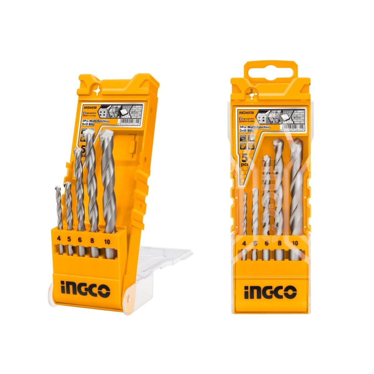 SET 5 MECHAS MULTI USO INGCO AKD6058 