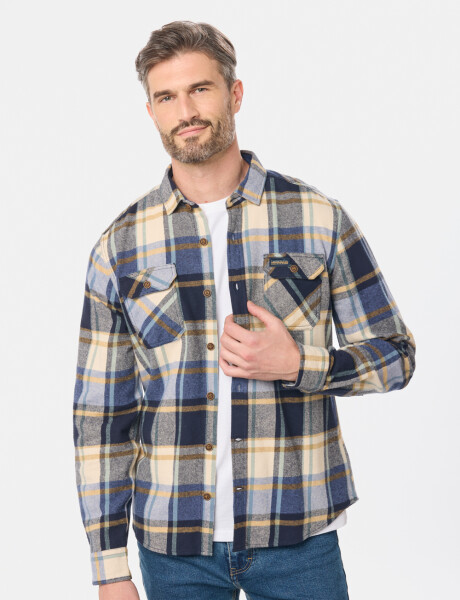SOBRECAMISA LEÑADORA Azul