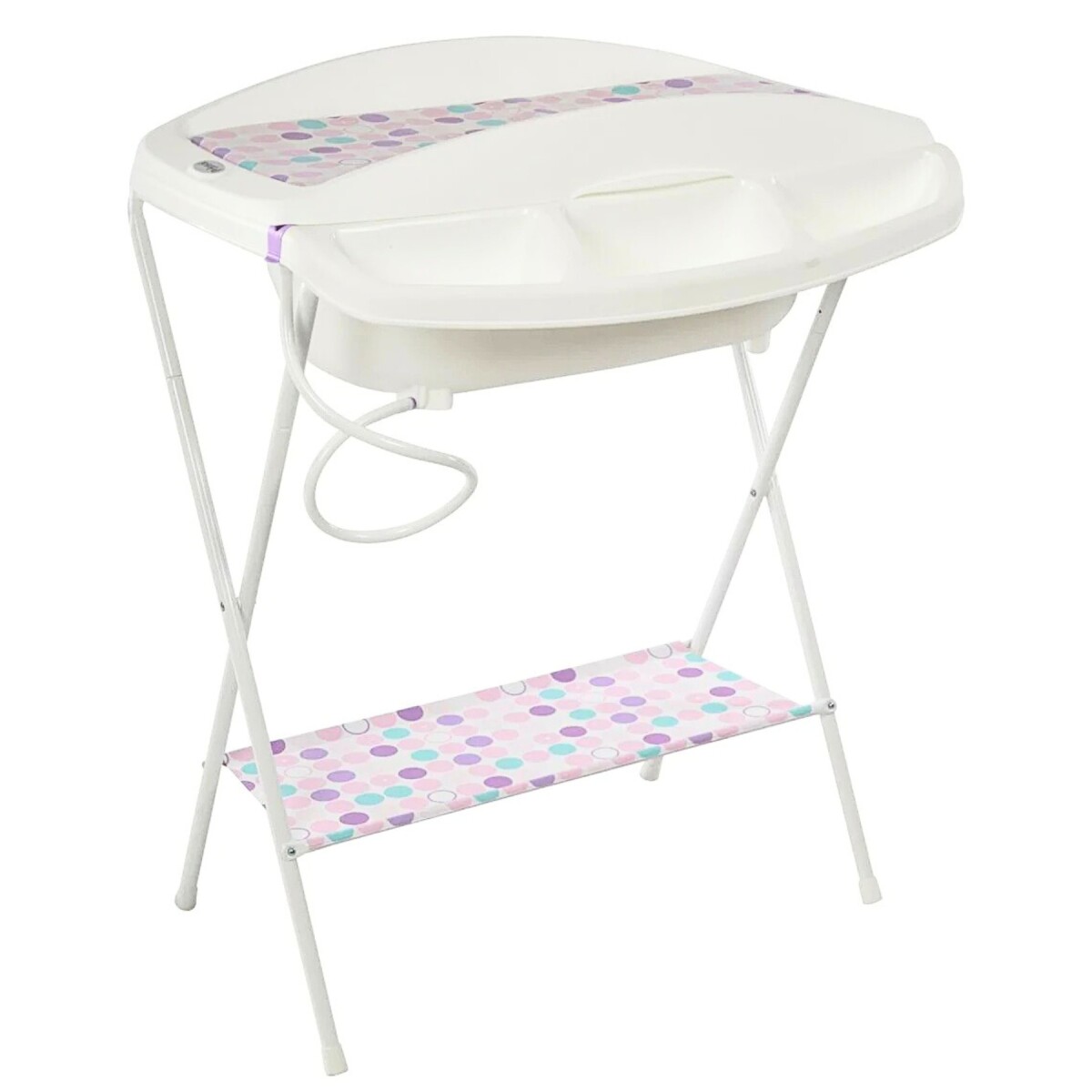 Bebesit Catre de Baño Gaviota - círculos rosa 