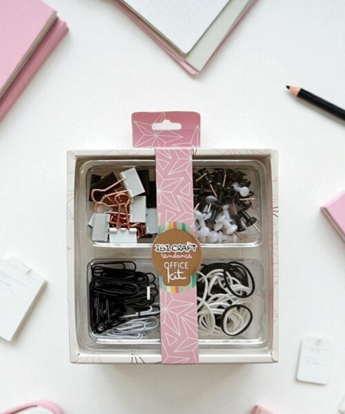 Set de escritorio ibi craft tendance - office kit - b&n Set de escritorio ibi craft tendance - office kit - b&n