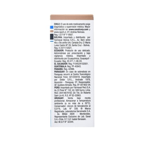 Ciproval Colirio 5 Ml Gotas Oftálmicas Unisex Ciproval Colirio 5 Ml Gotas Oftálmicas Unisex