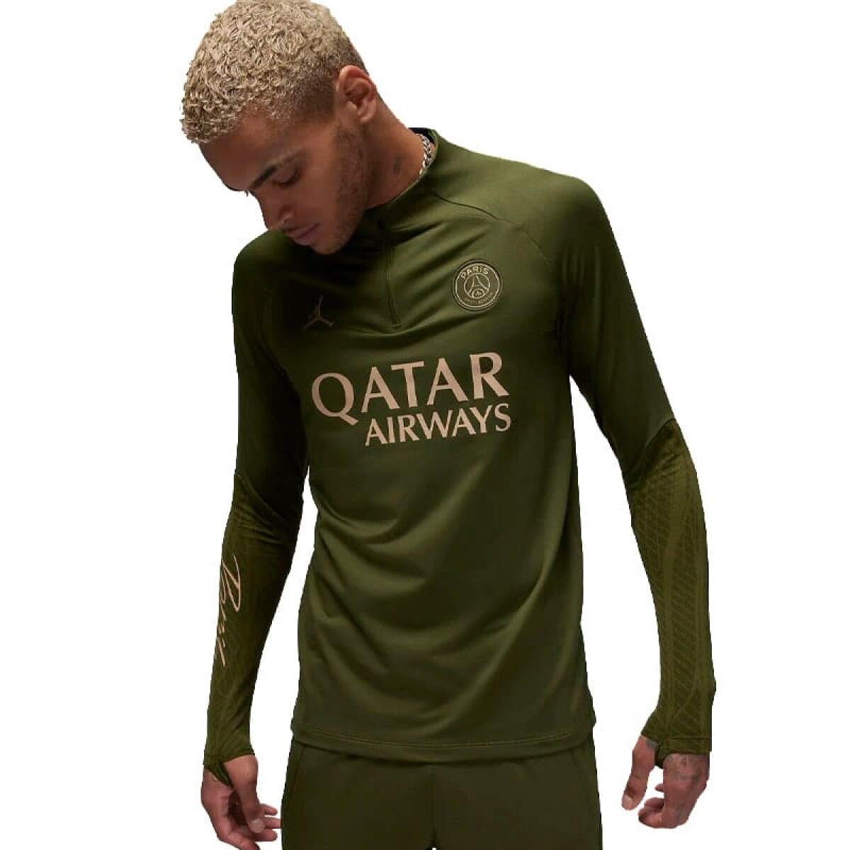 Remera Nike PSG de Hombre - FD7091-327 - Oliva 