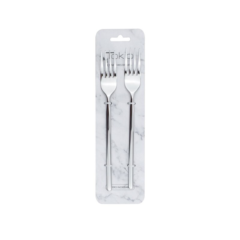 Set 2 Tenedores de Mesa Selecta Tokio 21 cm Acero Inoxidable SET X2 TENEDOR DE MESA 21CM ACERO TOKIO