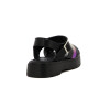 Angus Sandalia Niña Tres Tiras C/ Pulsera Y Hebilla Negro